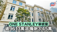 ONE STANLEY单号屋逾9613万沽
